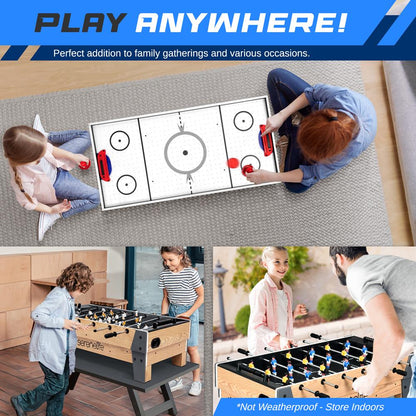 38” Table Top Air Hockey and 40” Foosbal