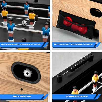 38” Table Top Air Hockey and 40” Foosbal