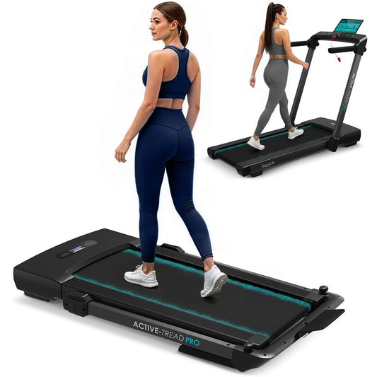 Walking Pad Treadmill Space-Saving 2.5HP LED Display 265lbs Capacity