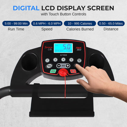 Electric Folding Treadmill Compact Design Bluetooth 12 Modes