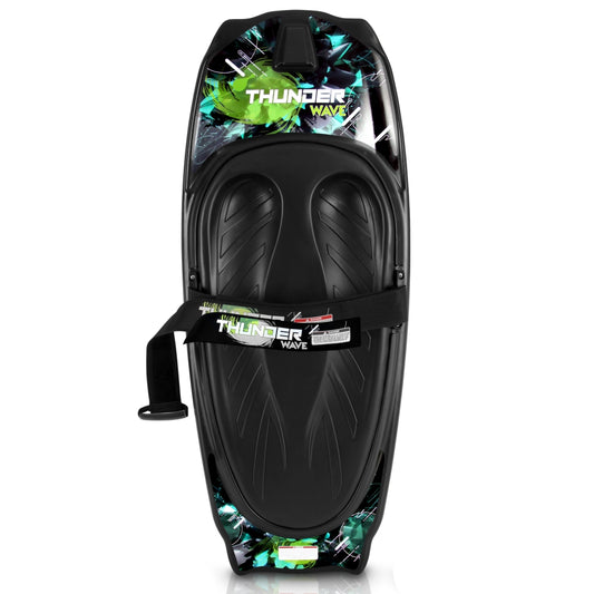 Water Sport Kneeboard for All Ages Reinforced Polyurethane Green