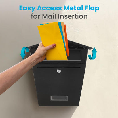 Wall Mount Locking Mailbox