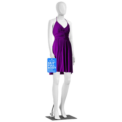 Maniquí femenino de costura - Realista, ajustable, base de metal duradera