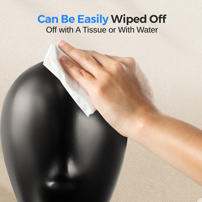 Mannequin Head for Styling & Display Durable PP Material
