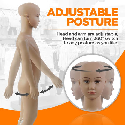 Kid Torso Dress Form Mannequin - SLMAQKDSK