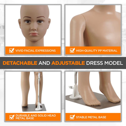 Kid Torso Dress Form Mannequin - SLMAQKDSK