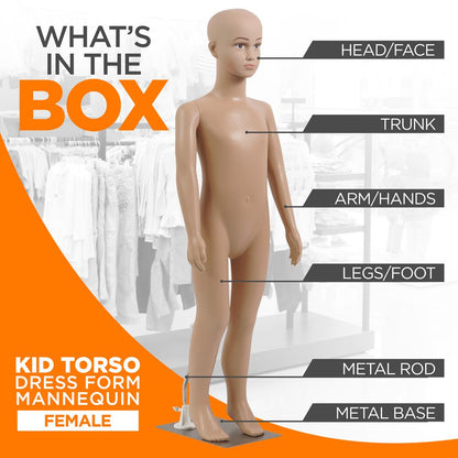 Kid Torso Dress Form Mannequin - SLMAQKDSK