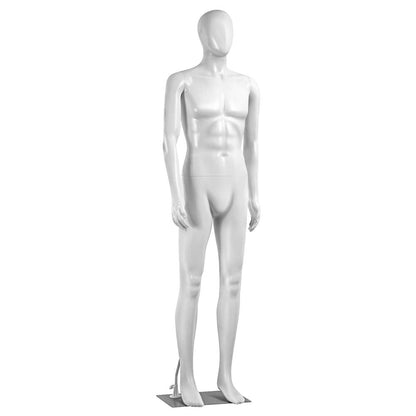 Maniquí Masculino Cuerpo Completo Soporte Extremidades Ajustables Base de Metal Duradera