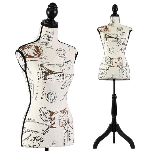Female Torso Mannequin Display - Adjustable Stand Durable Easy Assembly