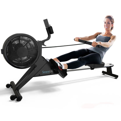 Smart Rowing Machine 16-Level Magnetic Resistance Bluetooth Folding