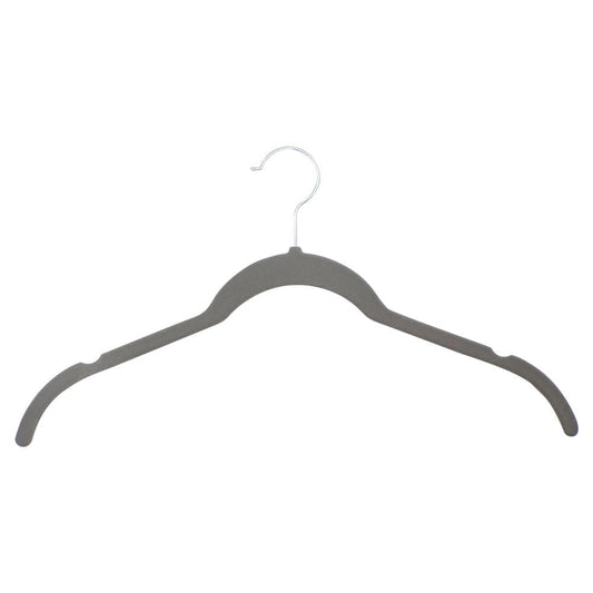50-Pack Velvet Hangers Space-Saving Non-Slip Design Grey