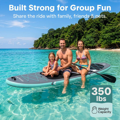 Tabla de Paddle Surf Hinchable Diseño Estable Cubierta Antideslizante Azul