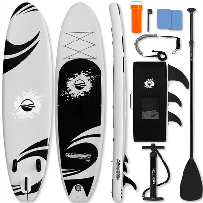 Tabla de paddle surf hinchable de diseño estable, 3 aletas, cubierta antideslizante 10'6"