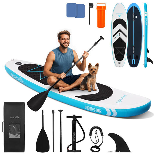 11 Inflatable SUP Pet-Friendly Non-Slip EVA Deck 440 lbs Capacity