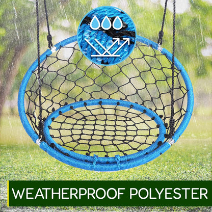 Hanging Netted Seat Swing - Relaxing Fun - UV Resistant - 35.5 Diameter