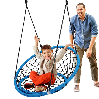 Hanging Netted Seat Swing - Relaxing Fun - UV Resistant - 35.5 Diameter